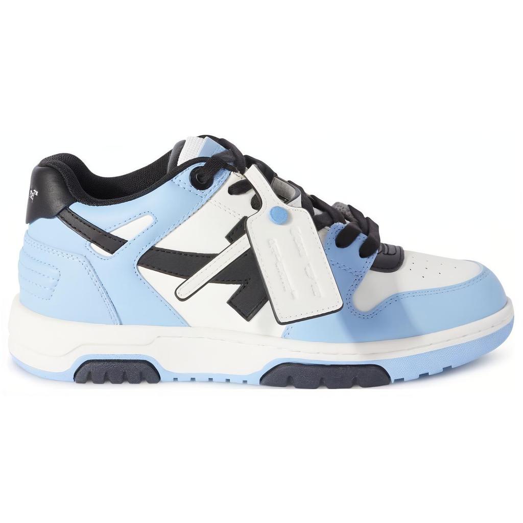 Off-White OFF WHITE Out Of Office Ooo Scarpe Basse Azzurro Chiaro Nero Donna OWIA259F23LEA0084010
