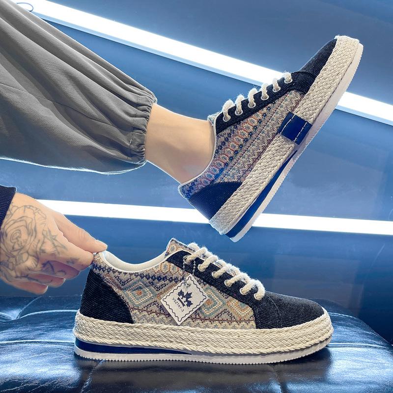 Canvas Shoes Summer New Casual Board Shoes Youth Light and Comfortable Soft-soled Cloth Shoes