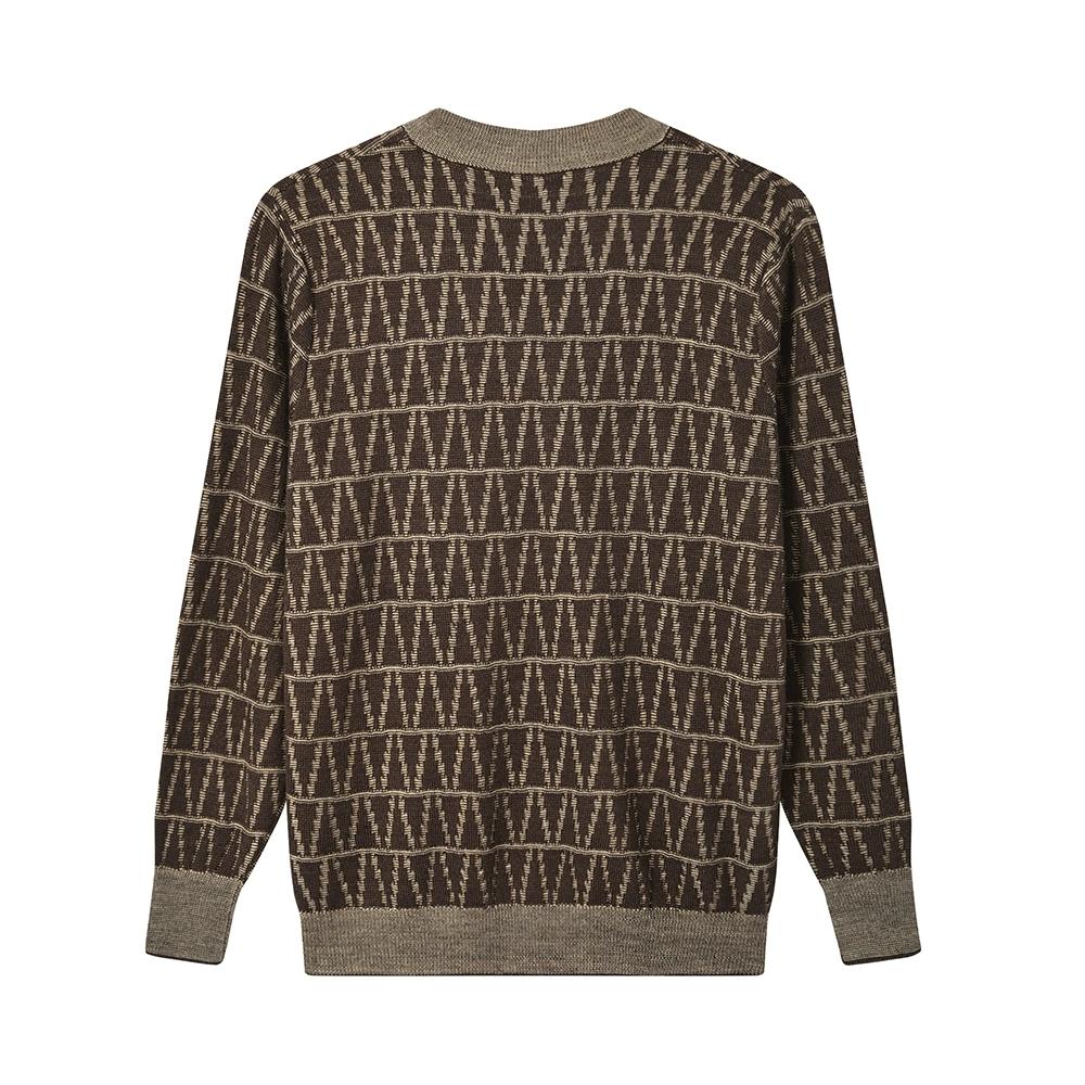 Mens Casual Loose Fitting Knitted Yarn Ugly Christmas Crewneck Sweaters Holiday Party