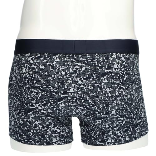 Emporio Armani Classic Pattern Boxer Shorts, Front Closure, EU Size, Men's Underwear, 54007972, 54007972-4-68, Navy