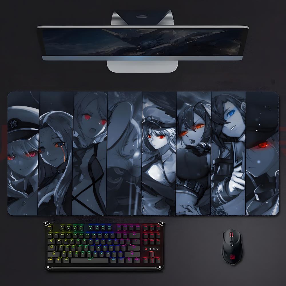Game Anime AAzur LLane Mouse Pad Large Gaming Mousepad With Stitched Edges Thickened Desk Mat Pc