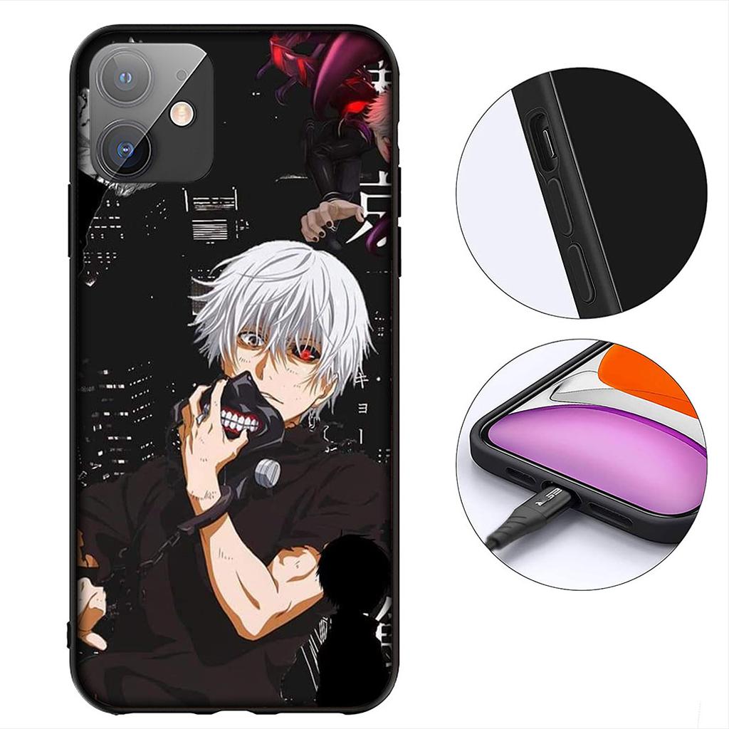 Tokyo Ghoul Ken Kaneki Phone Cover for Apple iPhone 12 13 Mini XS 11 Pro Max 7 8 Plus + XR 8+ X SE 2020 SE3 Protective Case