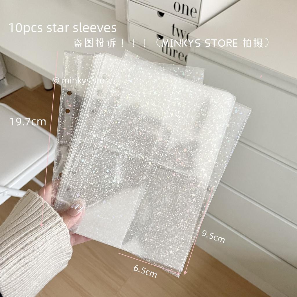 MINKYS Kawaii Fluffy Bear Puppy A5 Kpop Photocard Binder Collect Book Idol Plush Photo Card Holder Photocards Album