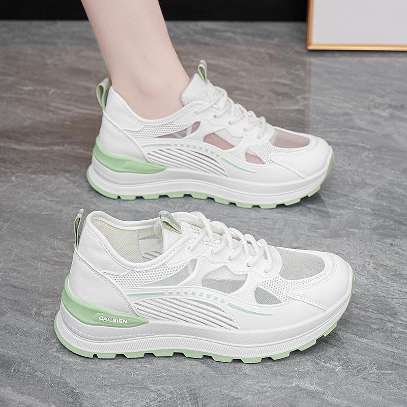 Breathable Lightweight Sports Shoes, Women's Versatile Thick-soled Casual Shoes Devotion