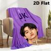 Korean Stamp 2020 Hope Blanket Home Decor Sofa Blanket Sheet Office Rest Blanket Digital Printing