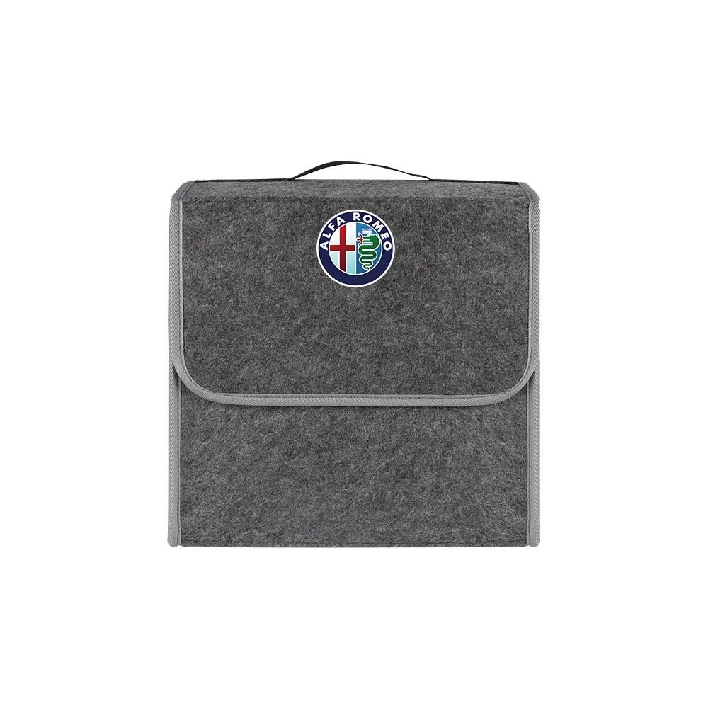 Hub Caps Car Trunk Storage Bag Felt Cloth Organizer Box Auto Accessories For Alfa Romeo 159 147 Giulietta Stelvio 4C MITO 156 GiI