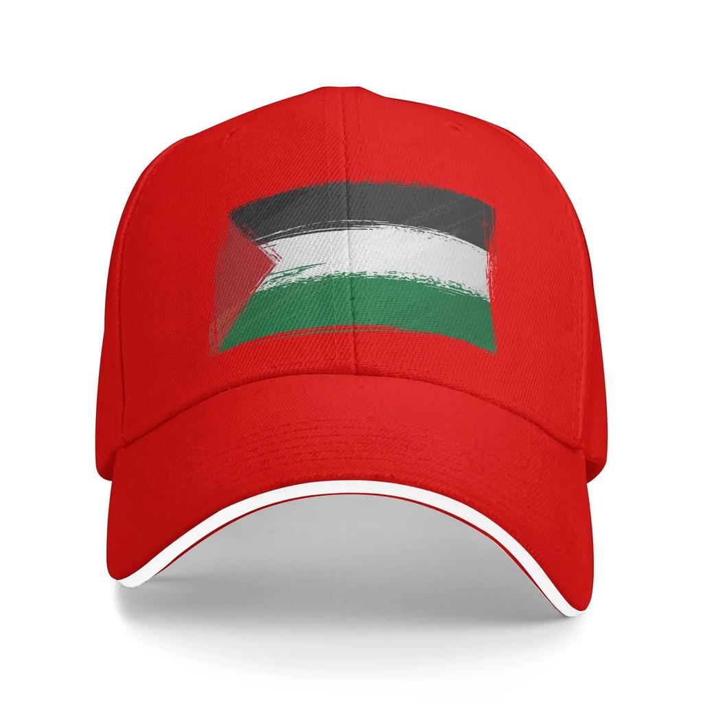 Palestinian flag Casual Baseball Cap Summer  Trucker  Sunscreen Hiking Fishing Snapback Cap Unisex Streetwear Baseball Caps