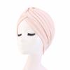 Indian Muslim Women Turban Jersey Hijab Bonnet Pleated Cap Hair Loss Hat Islamic Under Scarf Head Wrap Chemo Caps Beanies Cover