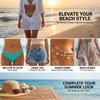 Summer Beach Charm Bikini Waist Chain for Women Rice Beads Starfish Shells Seahorse Pearl  Pendant Sexy Belly Chain Body Jewelry