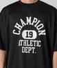 CHAMPION College Mesh Football Jersey T-Shirt Black