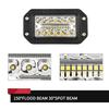 2Pcs 12V 6 Inch Flush Mount Work Light 26 LED Super Bright Spotlight Car Headlights