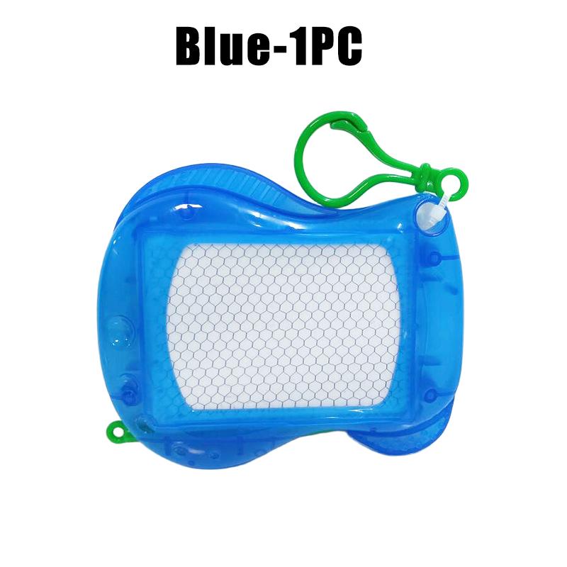 Kids Magnetic Doodle Board Keychain Portable LCD Writing Tablet Mini Drawing Pad Travel Toy Educational Erasable Gift