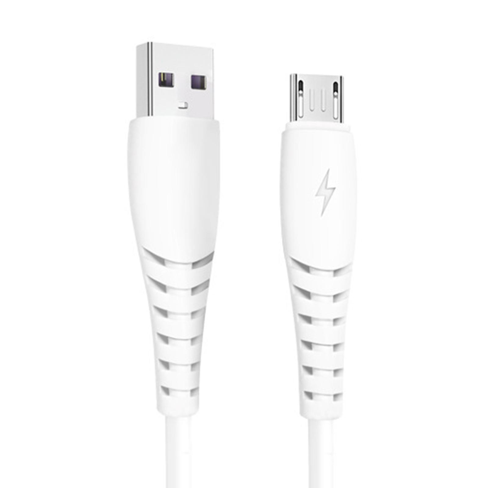 

Bend Resistant USB Charging Cord USB to Type C/Micro USB Charging Cable 5A Fast Speed USB Power Cable for Phones Micro-2m