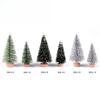 Sisal Snow Landscape Architecture Tree with Small Miniature Christmas Trees for Tabletop Decor Crafts