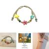 Lightweight Luxury Handmade Ceramic Bracelet With Geometric Star Beads
