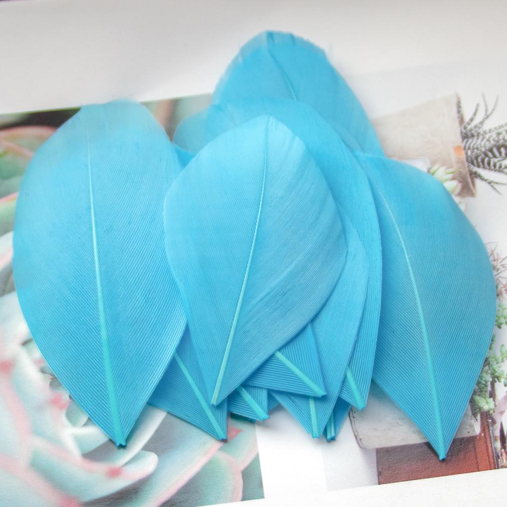 Nature Goose Feathers For Jewelry Making Decoration White Swan Needlework Wedding Handicraft Accessories Crafts 5-8Cm