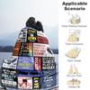Play Hockey Customize Your Name Blanket Lightweight Personalized Blanket Warmthful Decor for Living Room Picnics Chair Seaside for All Occasions