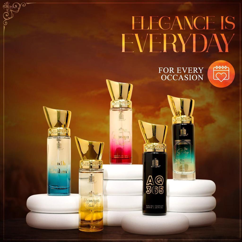Adilqadri Luxury Perfume Gift Set for Men & Women | 5 X 20ML