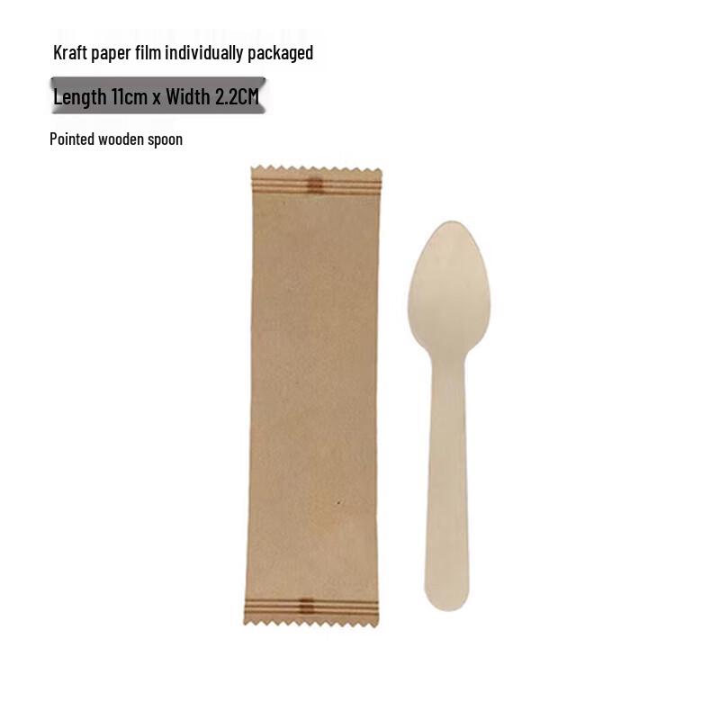 Disposable Wooden Ice Cream Spoons