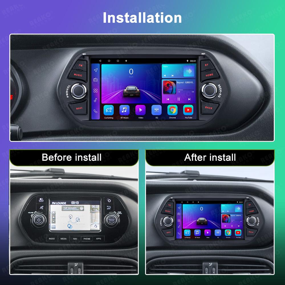 Reakosound Auto-Radio-Player Android WIFI Carplay + Android Auto GPS Navi Für Fiat Tipo Egea 2015-2017 Auto Stereo RDS KEINE DVD