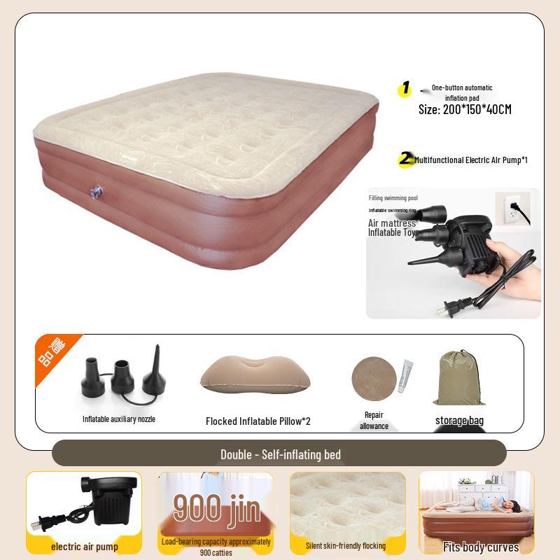 Automatic Inflatable Camping Mattress for Outdoor Travel and Tent Use