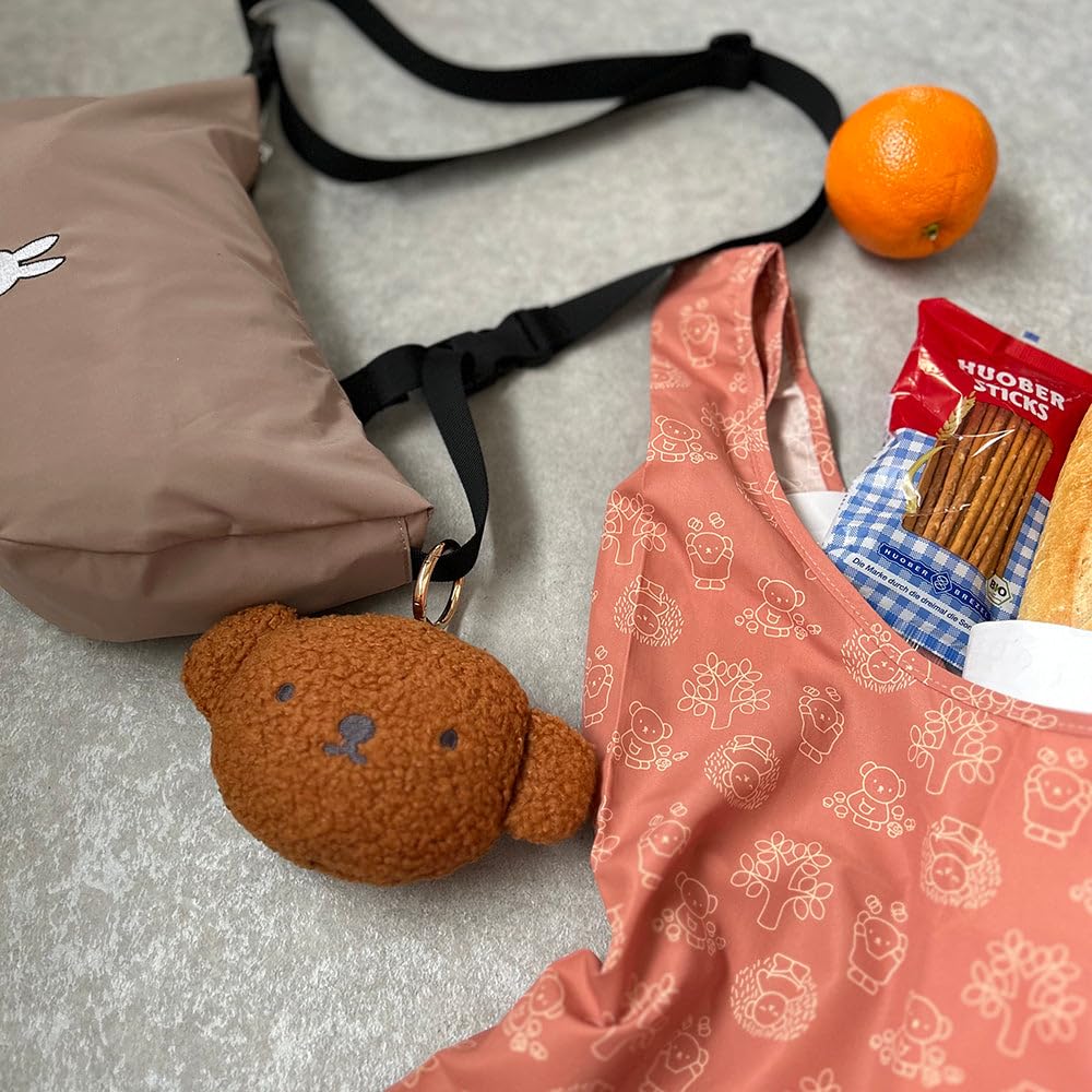 HEMING'S Dick Bruna Boris Charm Tote Bag in Yellow [4076703] [Keychain, Dick Bruna Character, Shopping Bag, Sub-Bag, Compact, Cute, Stylish, Miffy,