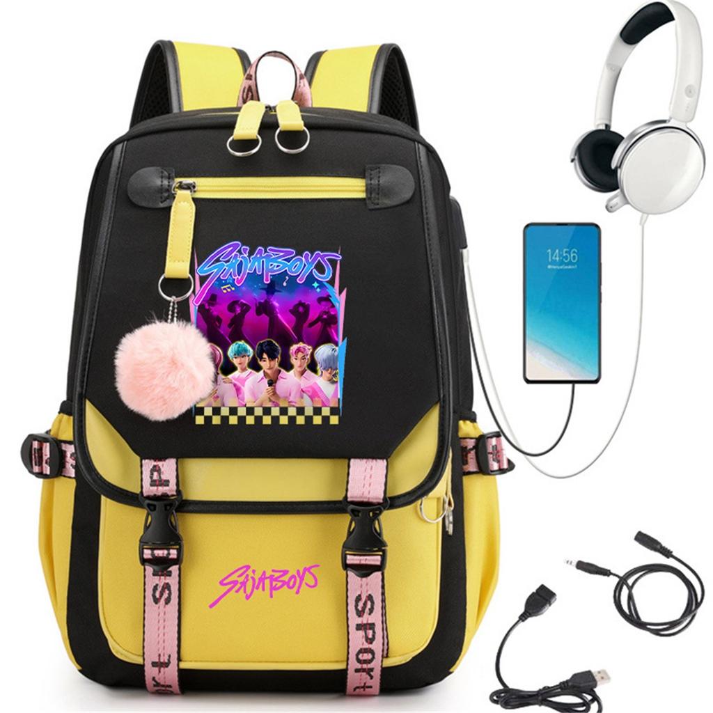 Backpack, Back To School, Cartoon Cute Travel Backpack Print Peripheral Double-shoulder Backpack For Teenagers, Students, Boys And Girls