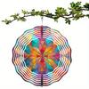 10 Zoll Hängendes Windspiel für Außendekor Hof Balkon Garten Frühlings-Sommer-Dekoration mit 360° drehbarem Haken Elegant Dynamisch