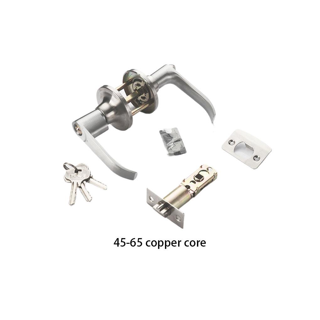 25-45-65mm Three Handle Lock Aluminum Alloy Door Lock Lock Color Lock Steel Lock Three Bar Keyed Locks