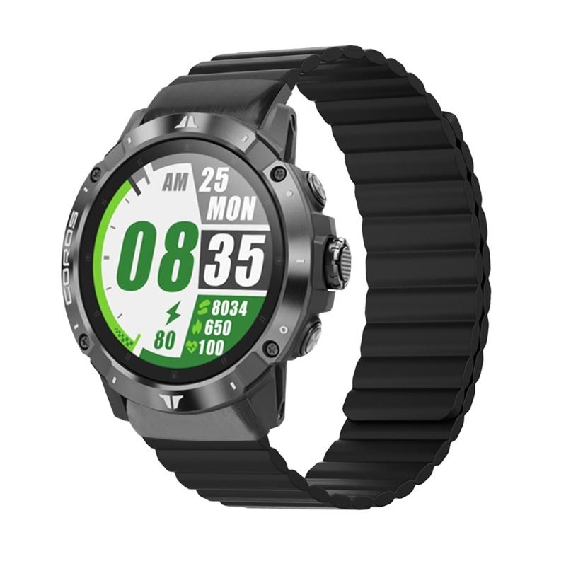 Watch Strap Suitable for Coros Vertix 2 Smartwatch Magnetic Silicone Sport Wristband Bracelet Replacement Soft Watchband
