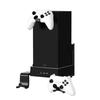 Wall Mount Bracket Kit for XB Series X Host Ventilation Cooler Fan Base with Two Controller Holders & 1x Headphone Rack