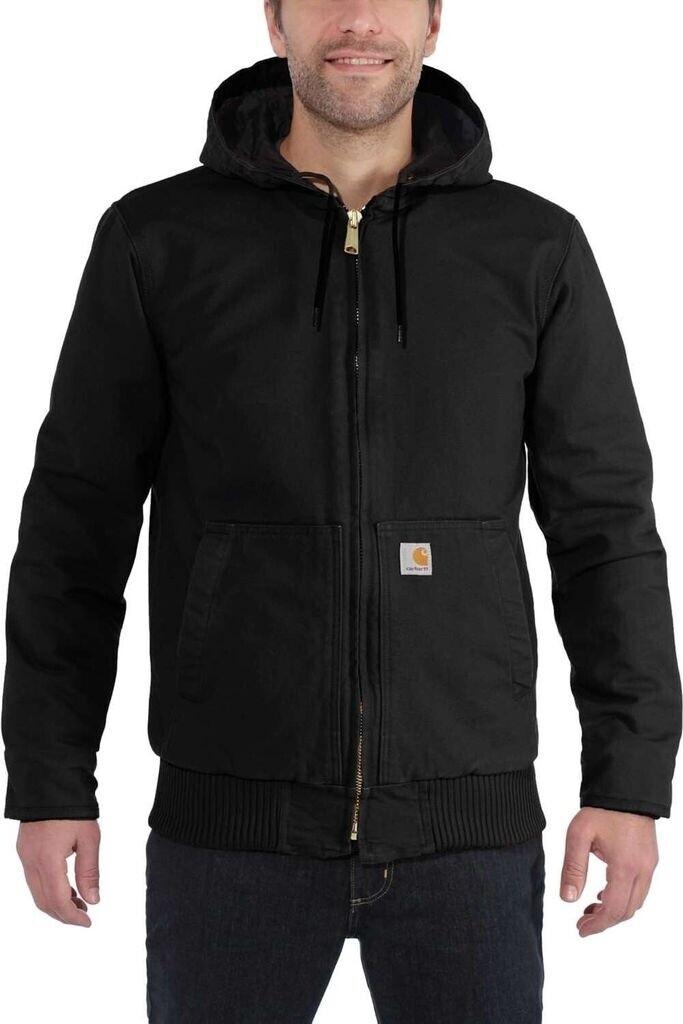 Winter Jacket Carhartt Duck Quilt-Lined Active Jacket Black