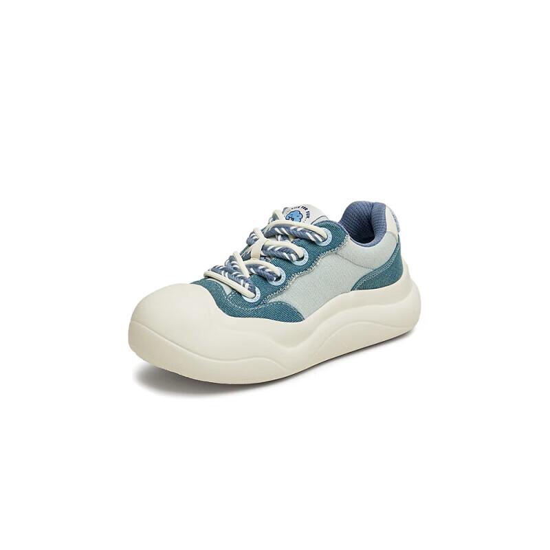 TEENMIX Women s Platform Colorblock Lace-up Sneakers CP531AM5 38