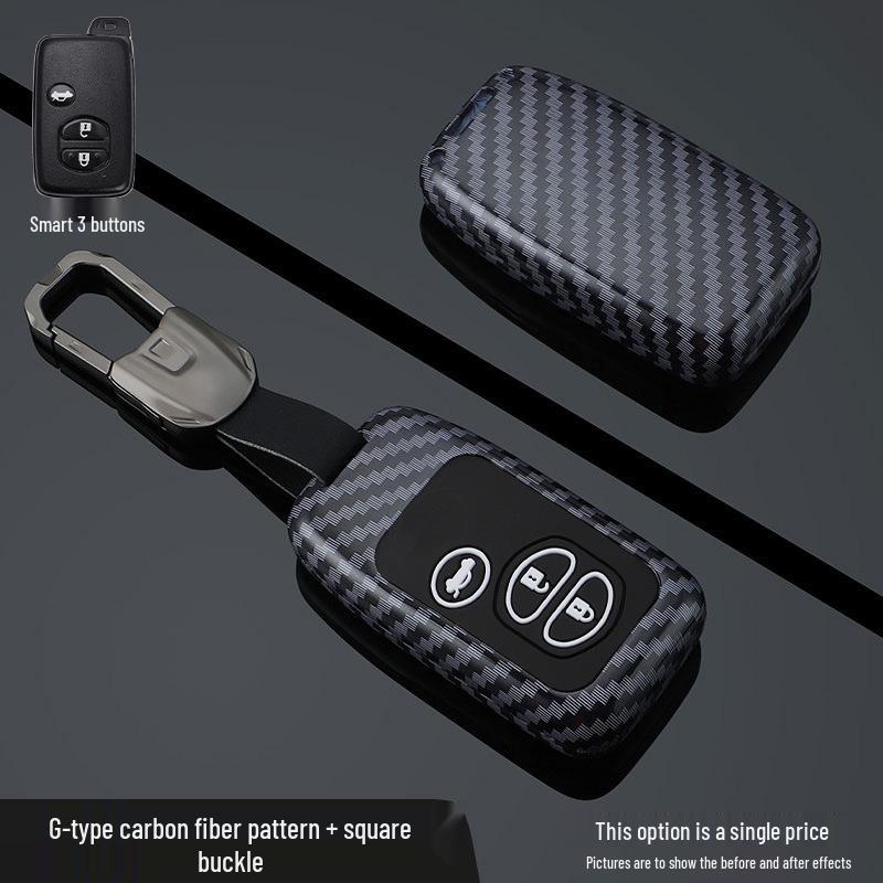 Compatible Key Shell Cover for Toyota Crown, Reiz, Prado, Land Cruiser, Camry