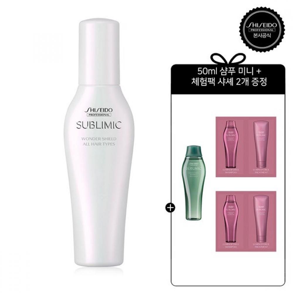 

Shiseido Professional Wonder Shield 125ml Sample Pack + Mini + Linen Pouch Single option