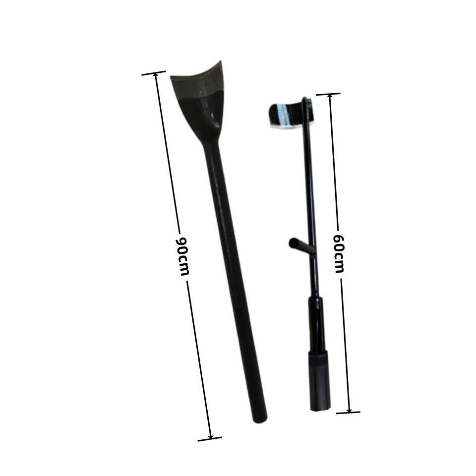 Conjunto de Raspadores de Colmeia de Aço de Alto Carbono | Pá Semicircular & Ferramenta em Forma de Arco