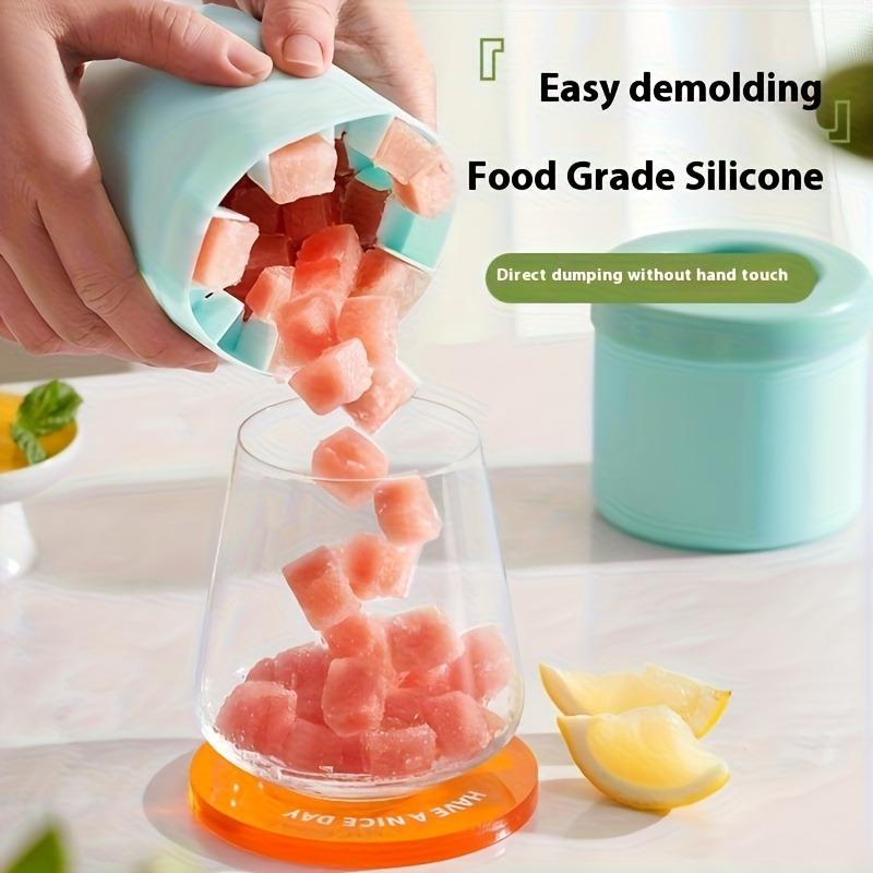1PC Quick-freeze Silicone Ice Tray, Makes Perfectly Shaped Ice Cubes for Juices, Ice Buckets Fruit Juice Accessory, ice mold