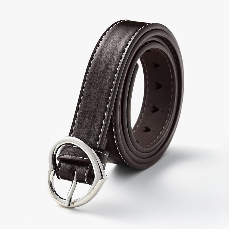 Single Product Love Buckle Belt Women'S Heart Shape Full Hole Hollow Decorative Women'S Belt