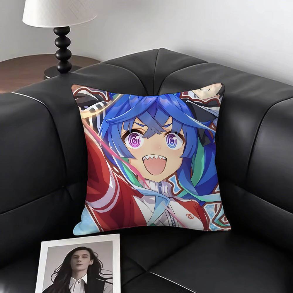 1pc Anime TWIN TURBO Pillow Case Fashion Square Pillowcase Bedroom Sofa Room Ins Decoration Leisure