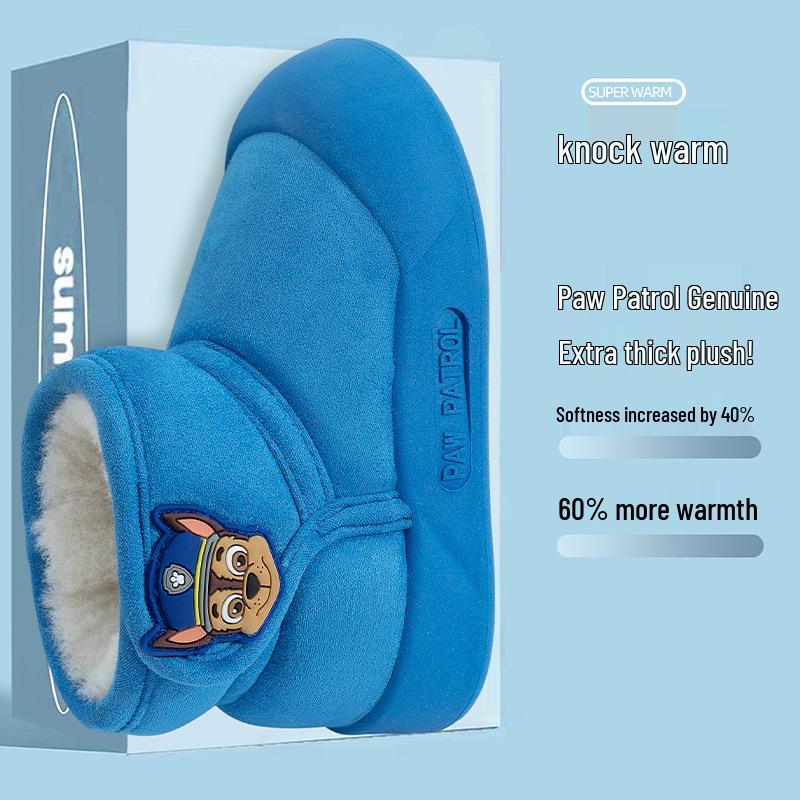 Paw Patrol Kids' Non-Slip Winter Snow Boots - Warm Cotton for Girls