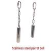 Stainless Steel Bell Toy for Medium To Large Parrots