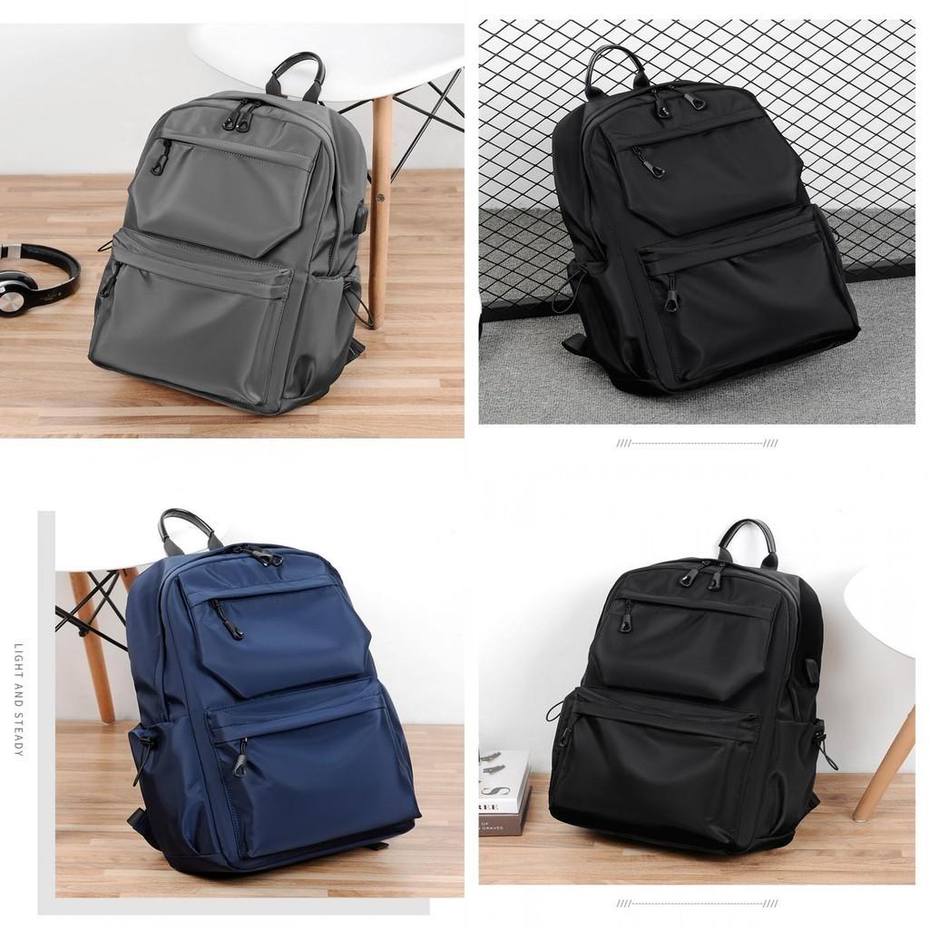 High-capacity Usb Charging Laptop Backpack For Business Travel And Outdoor Leisure 20l Durable Polyester Material
