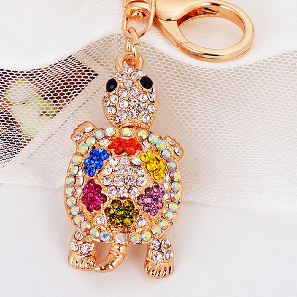 Drahokamenová želva přívěsek na klíče přívěsek na klíče taška na zavěšení do auta