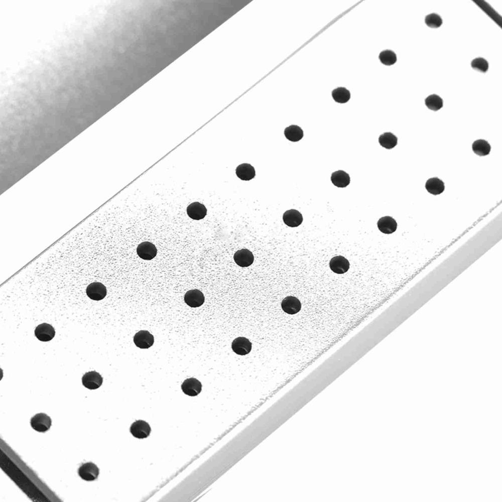 Aluminium Dental Bur Block 30 Holes Dental Sterilization Box Durable Dental Bur Holder For Dentist