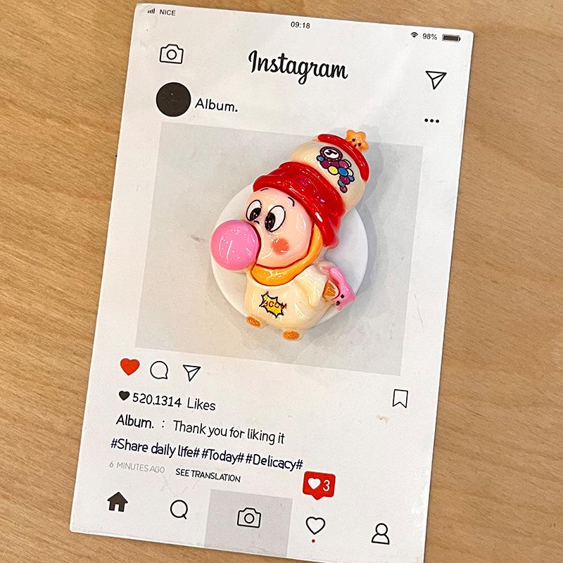 

Mobile Phone Airbag Stand - Foldable, Telescopic, Cute Star Doll Design for Apple, Huawei, Xiaomi with Finger Ring