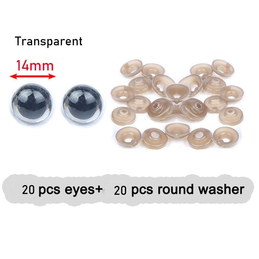 High Quality Stuffed Toys Parts Plastic Safety Eyes Crafts Bear Animal Accessories Puppet Crystal Eye Dolls DIY Tools
