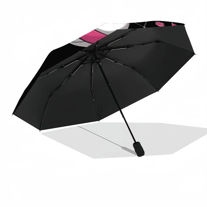 Volleyball Theme Automatic Umbrella, Lightweight & Portable, 8 Rib, Perfect for Outdoor Travel, Birthdays, Christmas, Gifts.