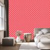 Hearts Coral Wallpaper 50x1000