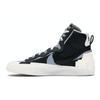 Sacai X Nike Blazer Mid Black Grey Unisex Sneakers Black-anthracite BV0072-002