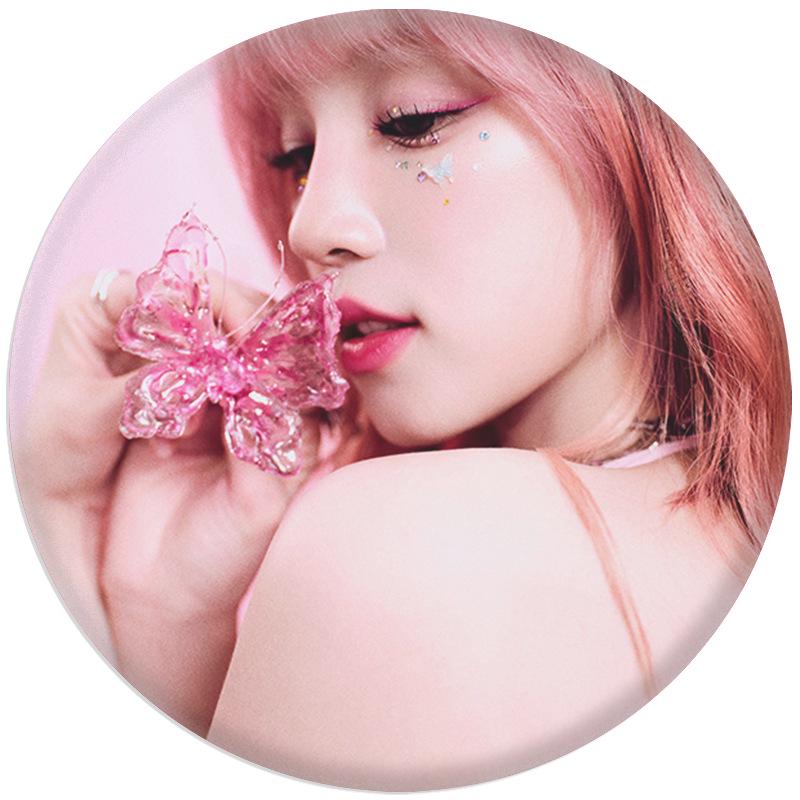 Song Yuqi Strawberry Music Festival Badge Mirror Keychain Pendant Badge